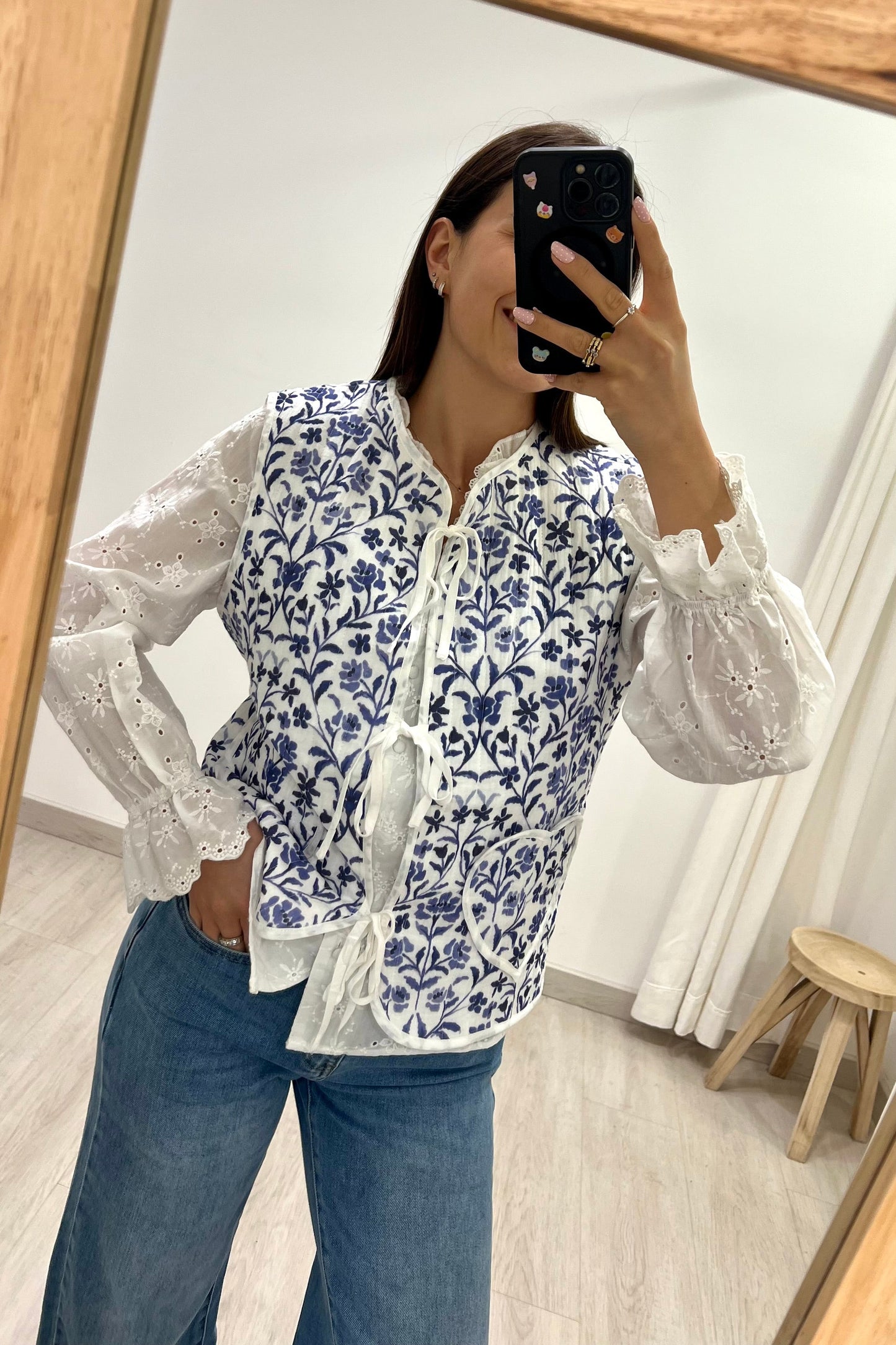 GILET FLORA