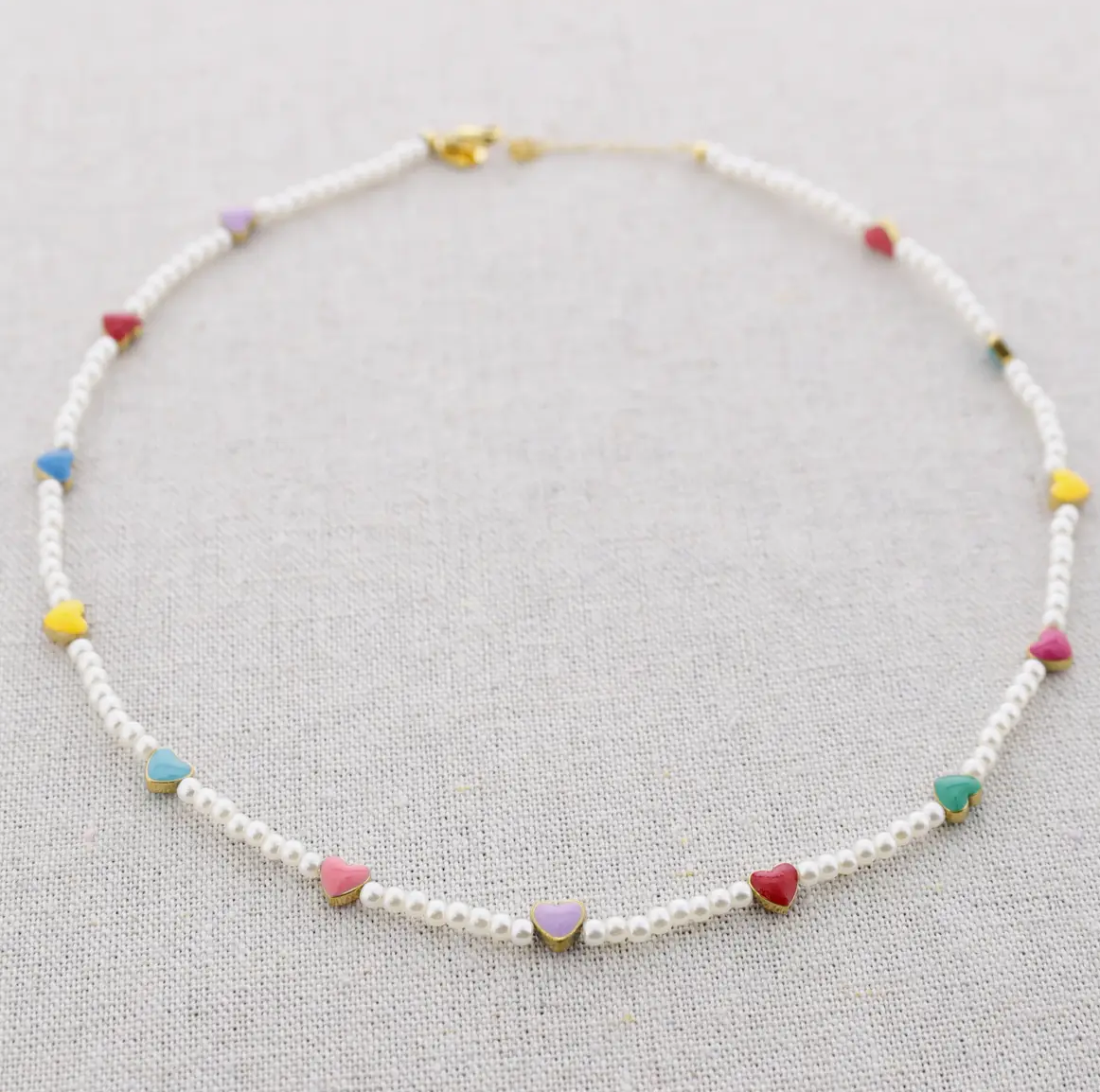 COLLANA PERLINE LOVE