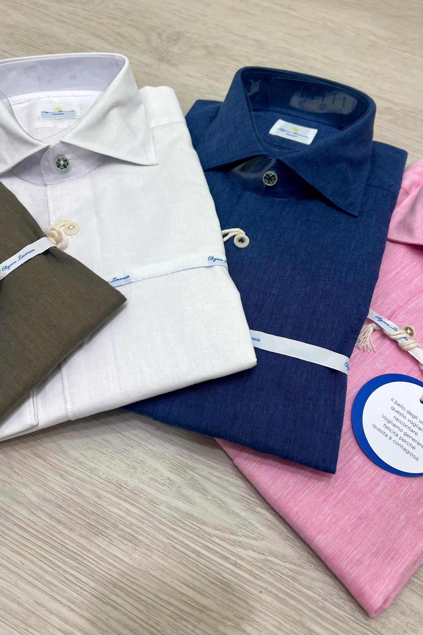 CAMICIA CETARA - LINO E COTONE