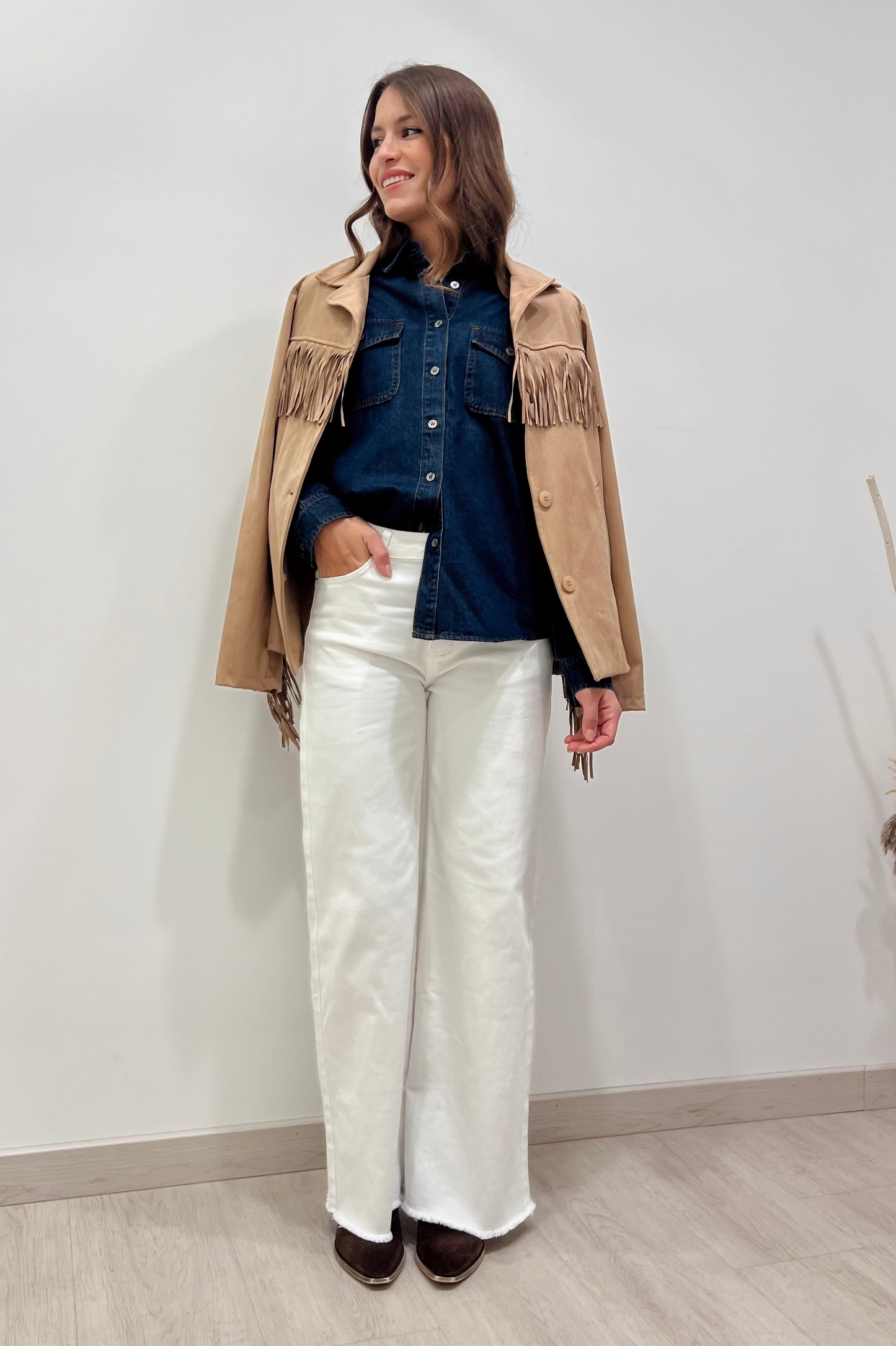 JEANS SIERRA - BIANCO
