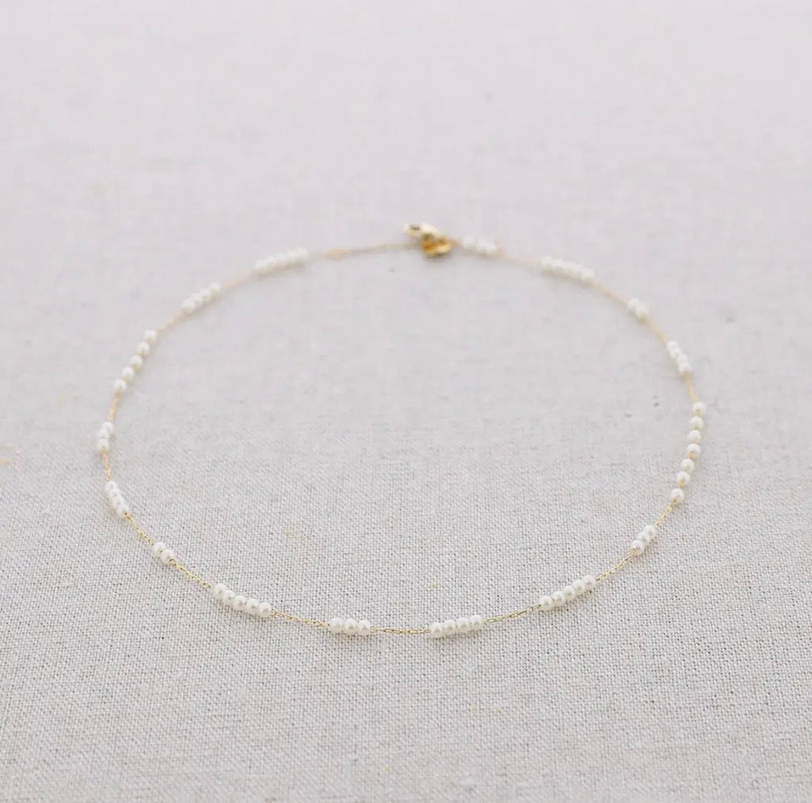COLLANA PERLINE BIANCA