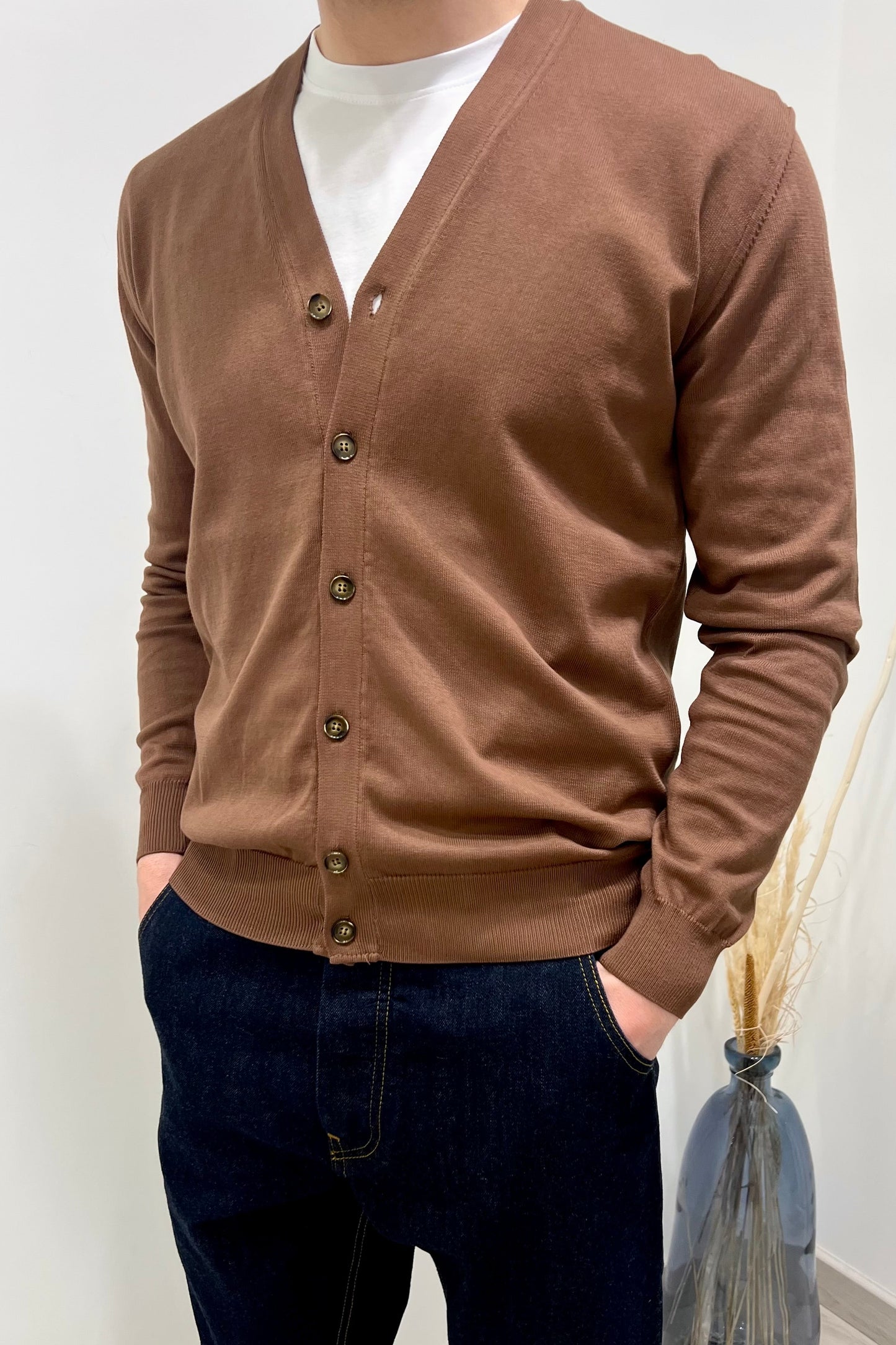 CARDIGAN SCOLLO V