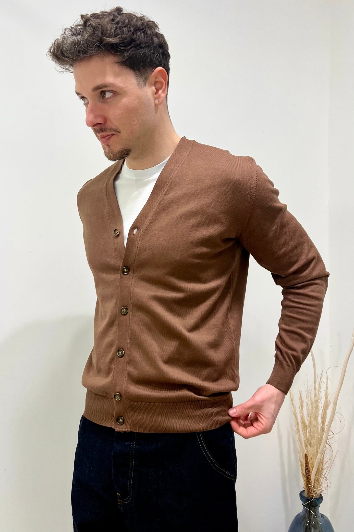 CARDIGAN SCOLLO V