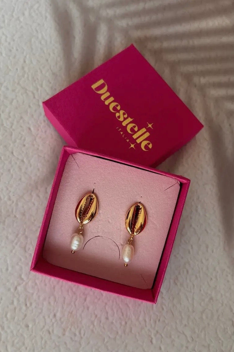 ORECCHINI COWRIE SHELL