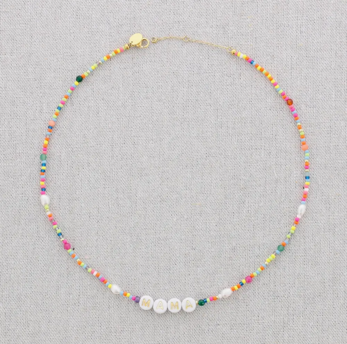 COLLANA PERLINE MAMA
