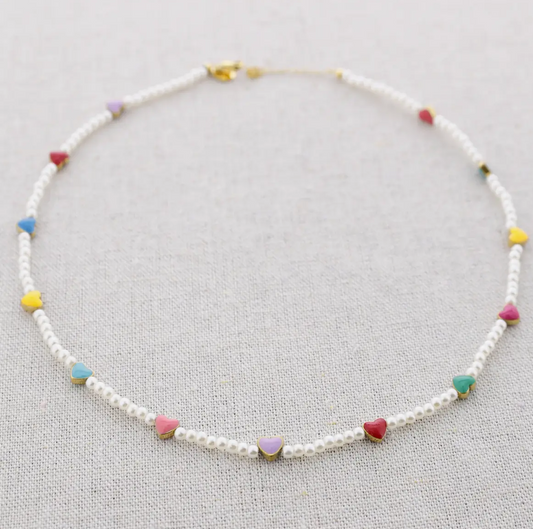 COLLANA PERLINE LOVE