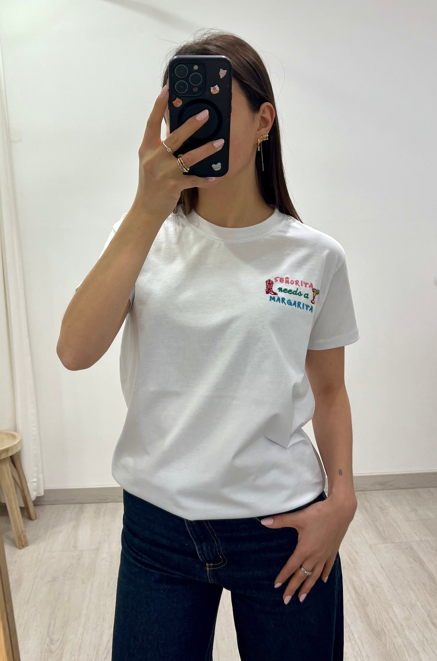 T-SHIRT RICAMO “MARGARITA”