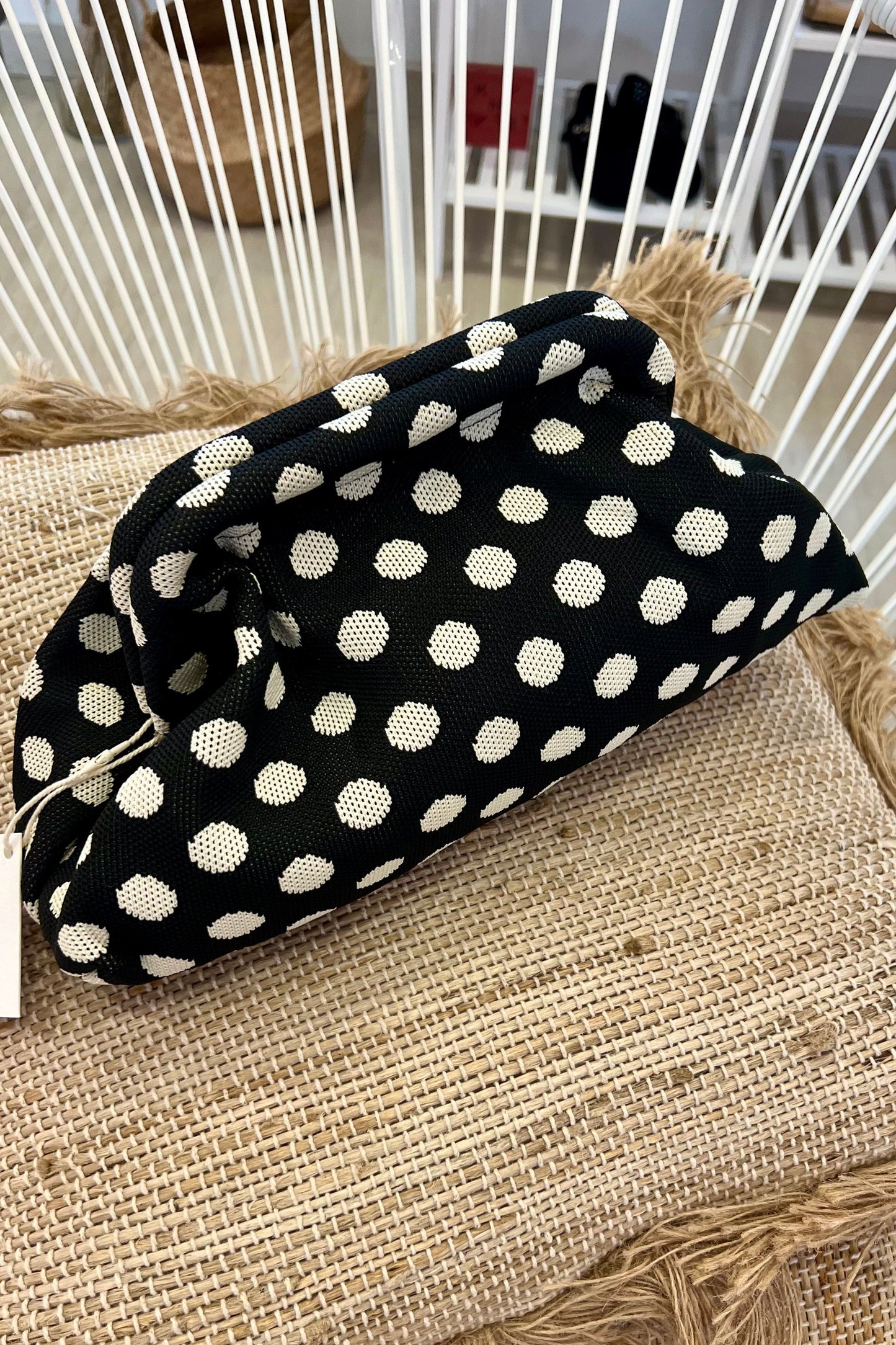 POUCH POIS NERO-BIANCO