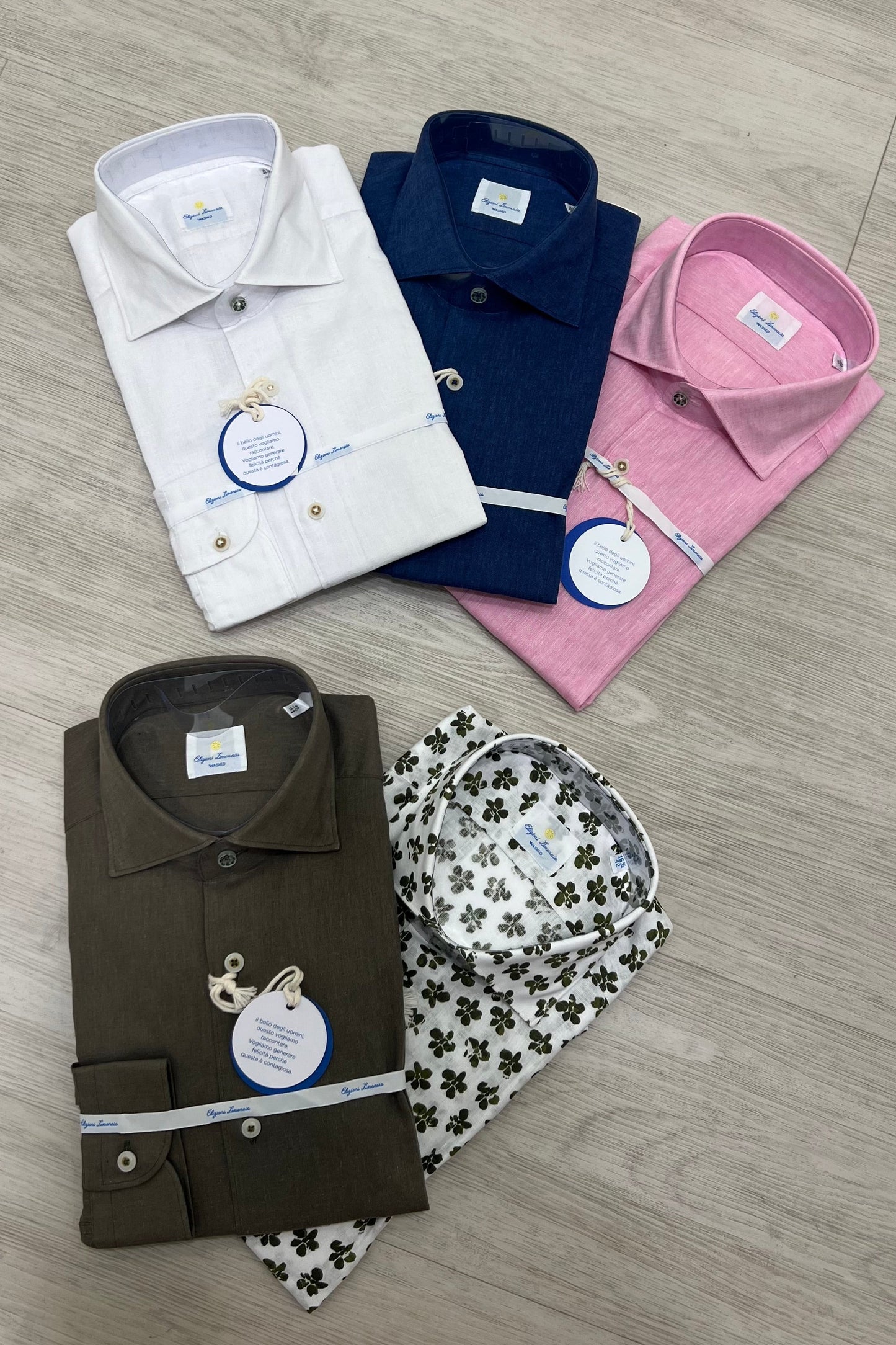 CAMICIA CETARA - LINO E COTONE
