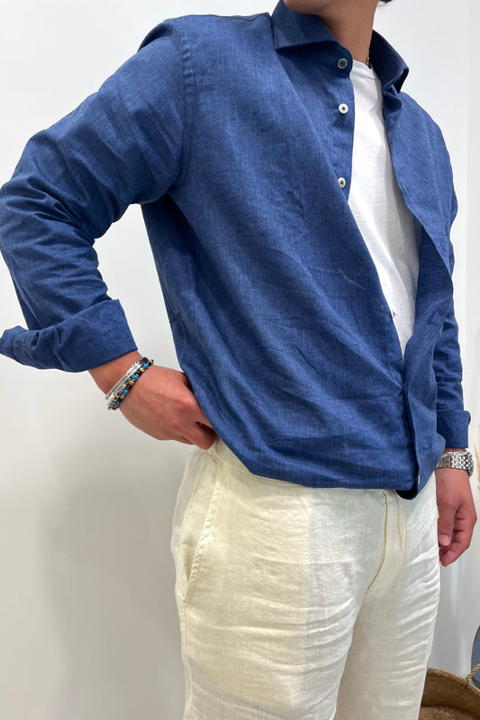 CAMICIA CETARA - LINO E COTONE
