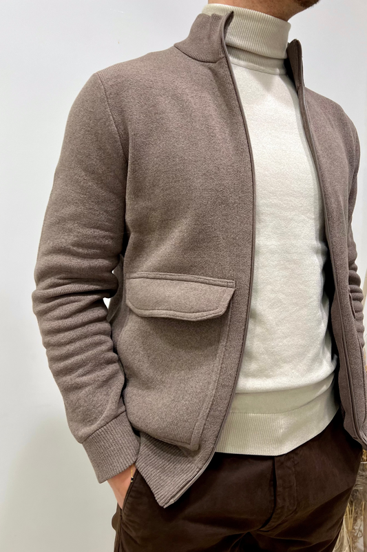 BOMBER IN TESSUTO MORBIDO