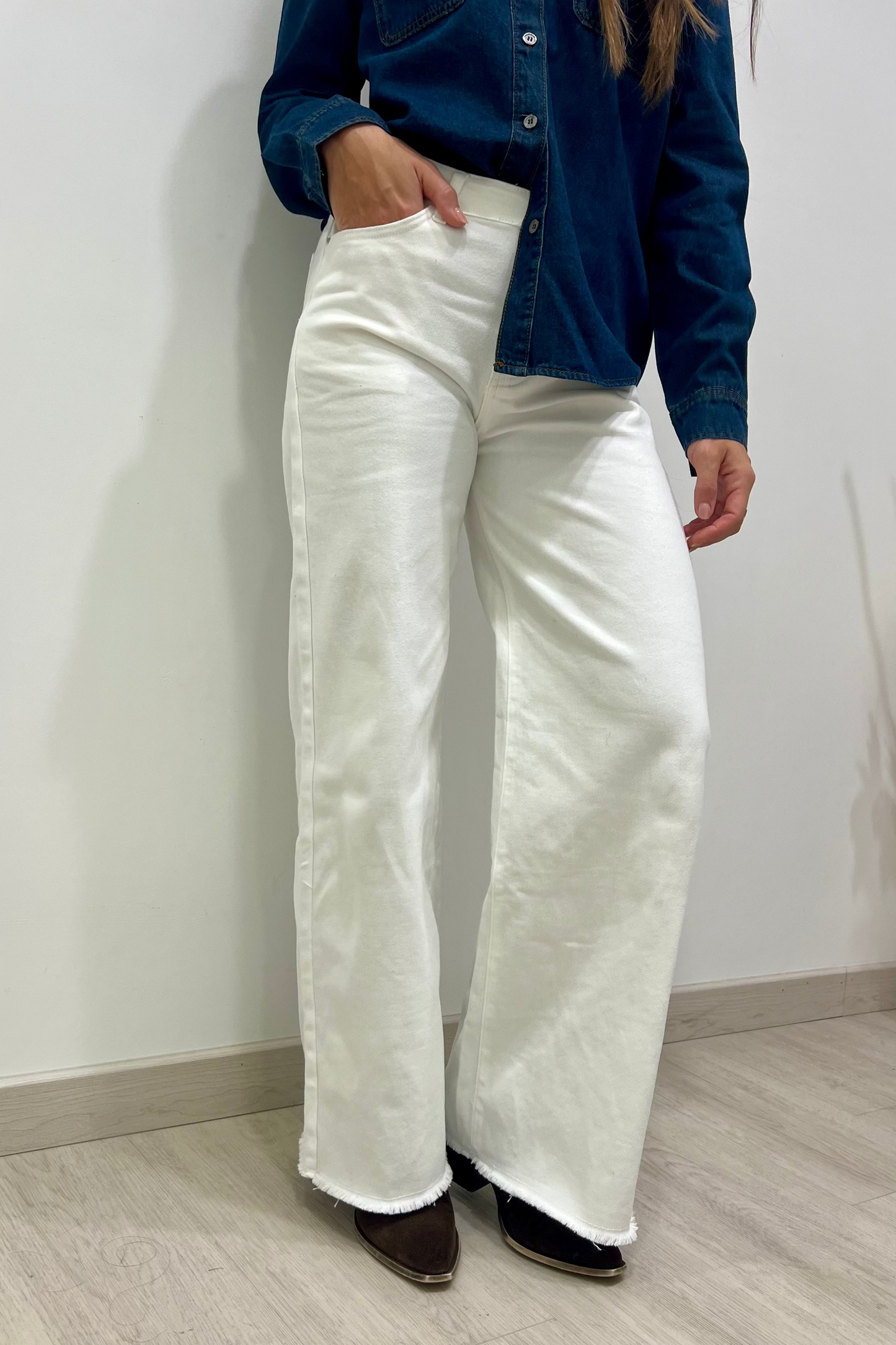 JEANS SIERRA - BIANCO