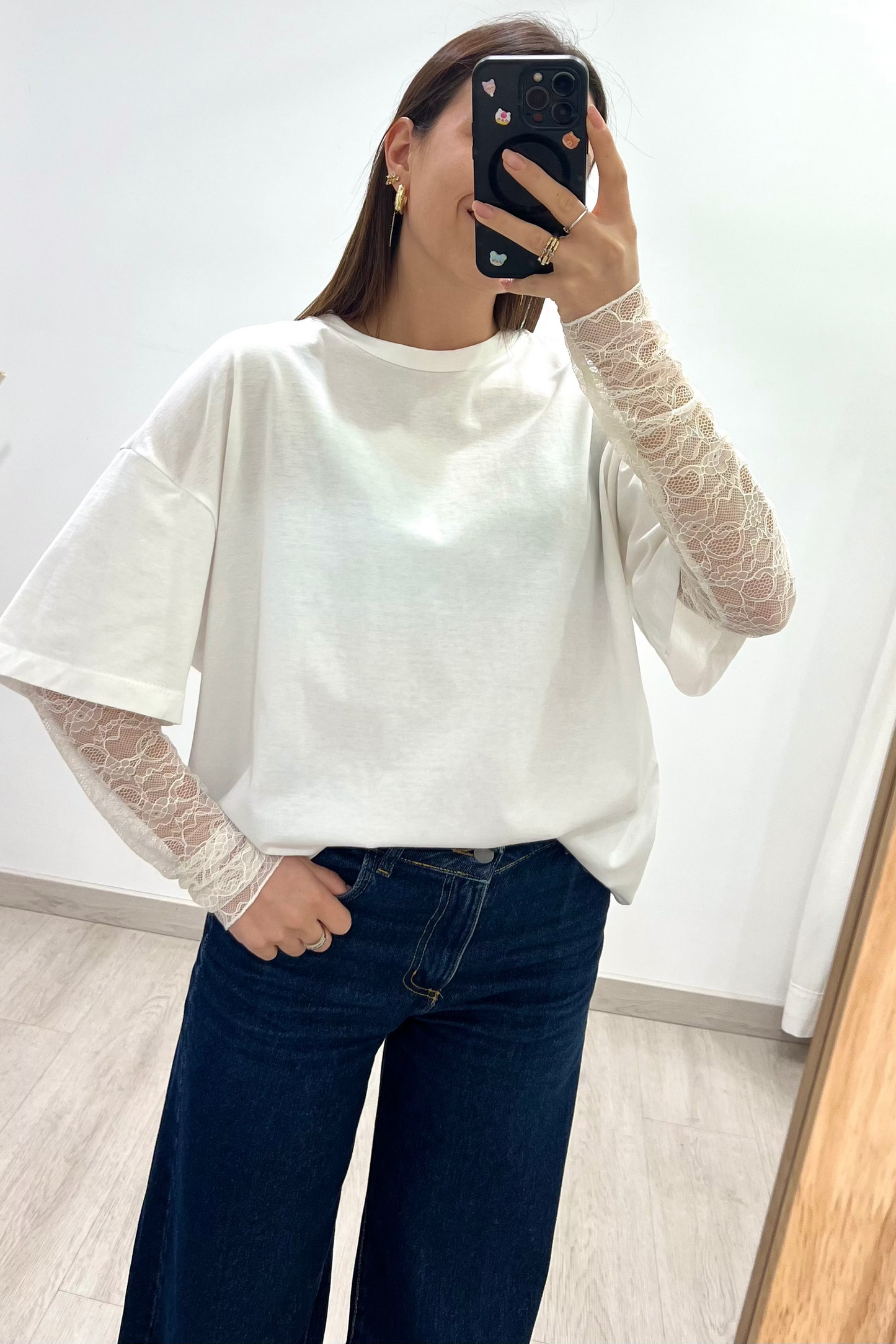 T-SHIRT DALIA - BIANCO